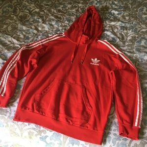 Adidas Large Red Hoodie
